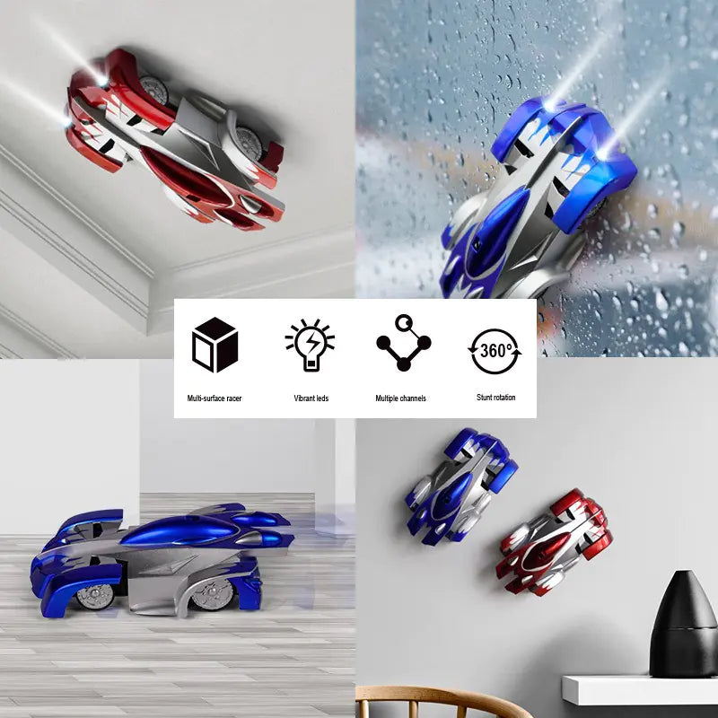 Gravity-Defying Wall Climber Car