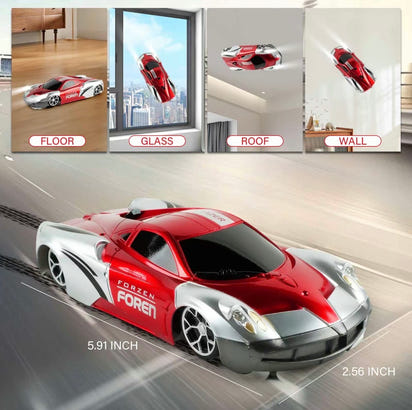 Gravity-Defying Wall Climber Car