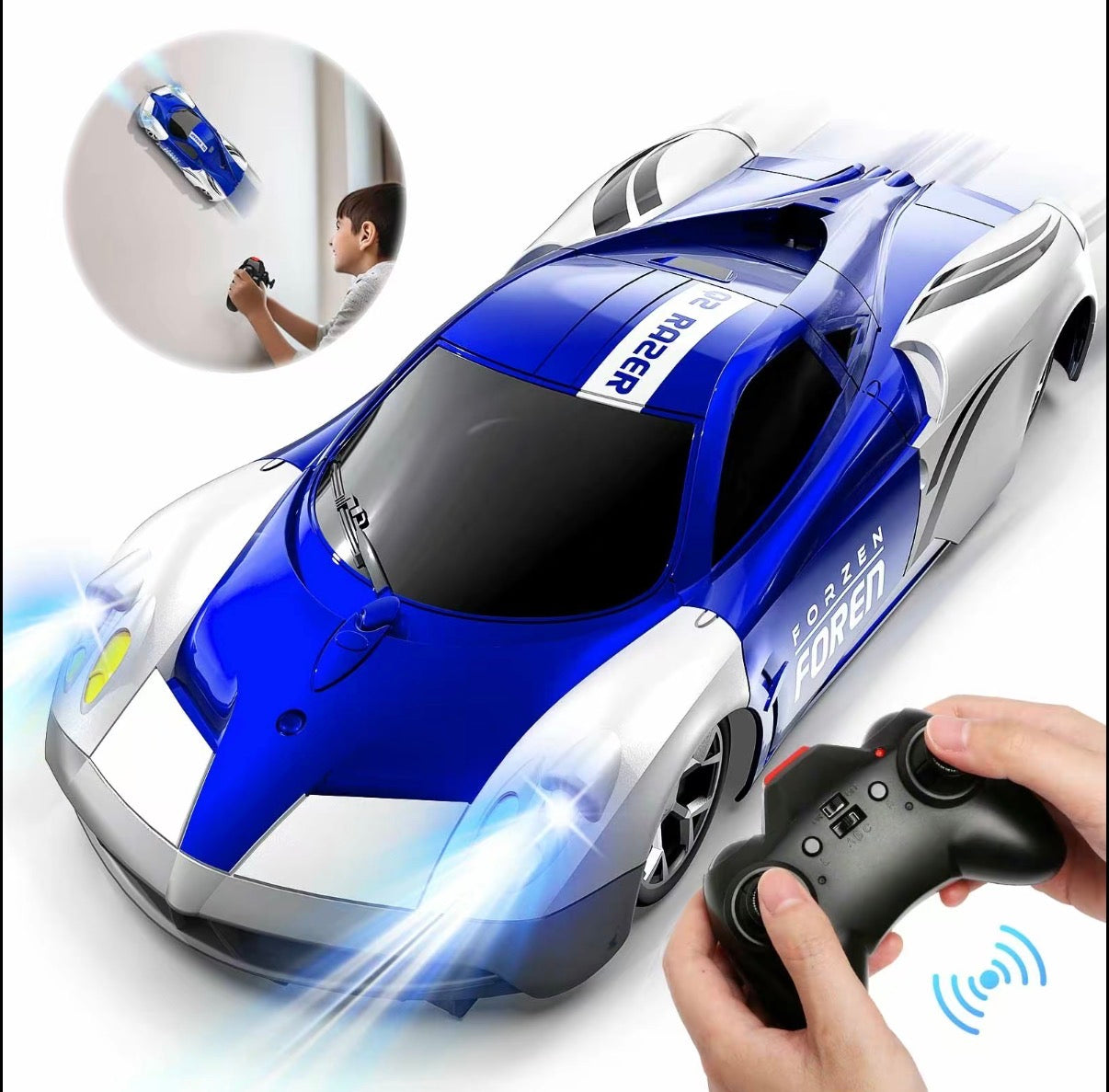 Gravity-Defying Wall Climber Car