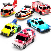 6 Light-Up Rescue Bath Toys