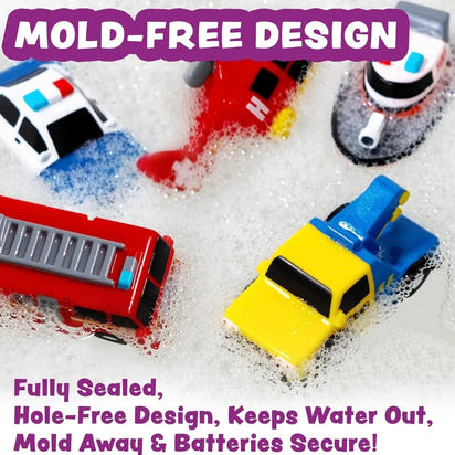 6 Light-Up Rescue Bath Toys