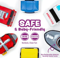 6 Light-Up Rescue Bath Toys