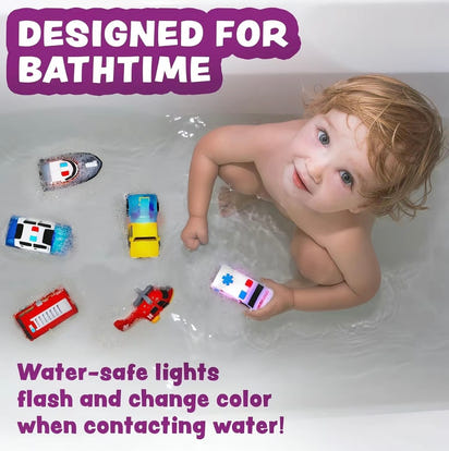 6 Light-Up Rescue Bath Toys
